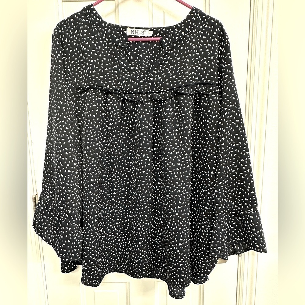 Women’s Plus Size Blouse Thrifted in England Size 2X
